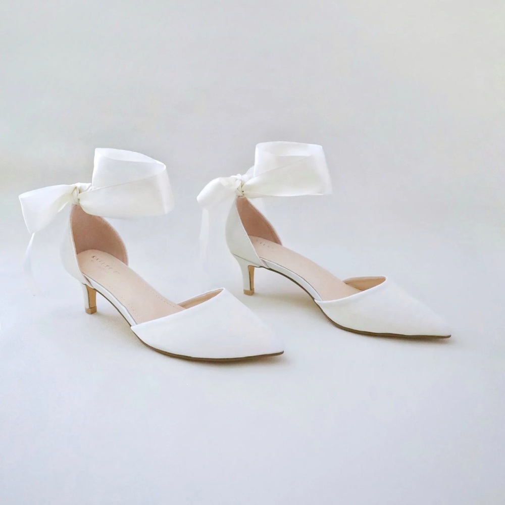 Ivory Wedding Heels - Kailee P